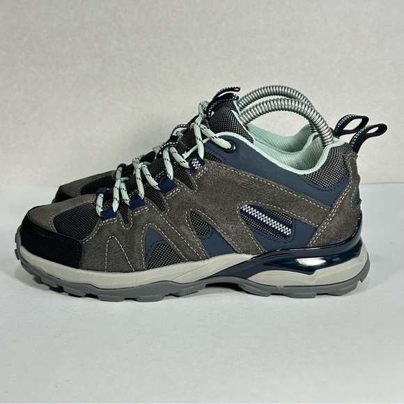Eddie Bauer Trail Hiking Outdoor Shoes Sneakers Aqua Light Grey; Women’s Size 6 - Picture 3 of 16